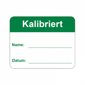 QS-Etiketten - Kalibriert - 45 x 36 mm 