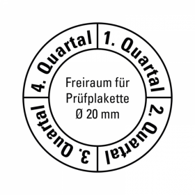 Systemgrundplaketten - rund - Quartal  - Ø 30 mm