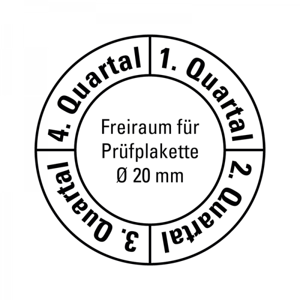 Systemgrundplaketten - rund - Quartal  - Ø 30 mm