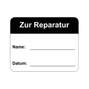 QS-Etiketten - Zur Reparatur - 45 x 36 mm 